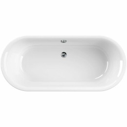 Акриловая ванна Cezares Metauro 180x80 METAURO-Central-180-80-40-W-MATT