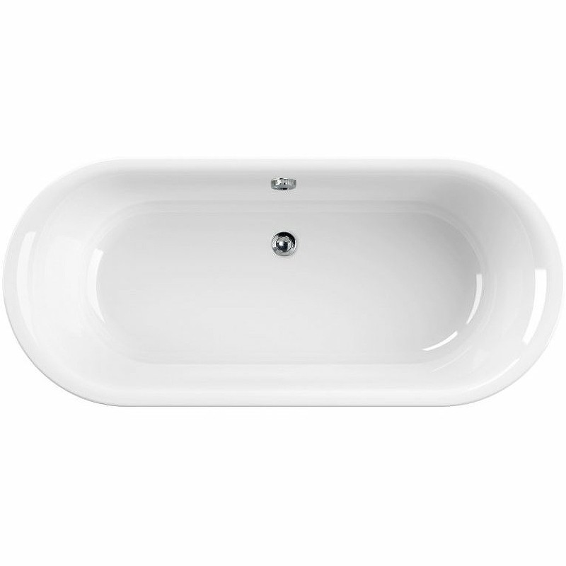 Акриловая ванна Cezares Metauro 180x80 METAURO-Central-180-80-40-W-MATT
