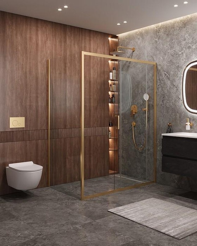 Душевой уголок Cezares Molveno 150x90 MOLVENO-AH-11-150/90-C-BORO-IV