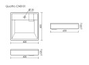 Раковина Ceramicanova Era 52 CN15001 цвет Белый