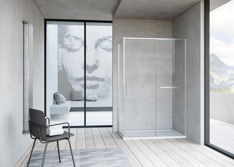 Душевой уголок Vincea Slim Soft 120x90 VSR-1SS9012CLBN