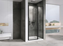 Душевая дверь Abber Sonnenstrand 110 AG04110BS профиль Черный стекло прозрачное