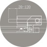 Душевой уголок Cezares Slider 80x80 SLIDER-A-2-70/80-BR-NERO