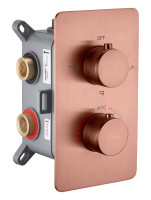 Смеситель для душа Boheme Cell 134-3-CB с термостатом