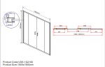 Душевая дверь Vincea Garda 190 VDS-1G2190CH