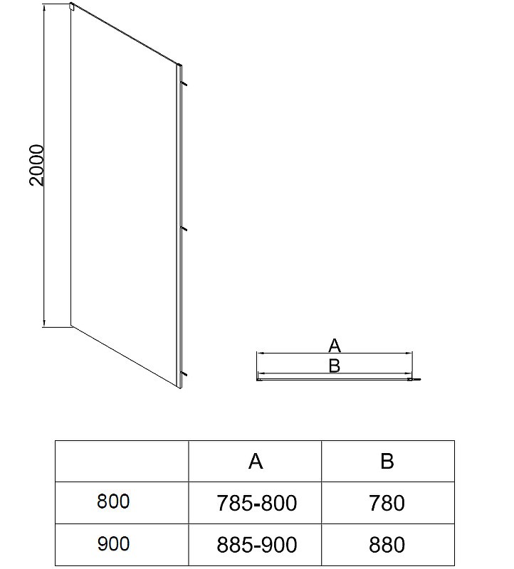 Душевой уголок Vincea Soft 2 100x80 VSR-3SO28010CL