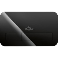 Клавиша смыва Villeroy&Boch ViConnect 922400RB Черная глянцевая