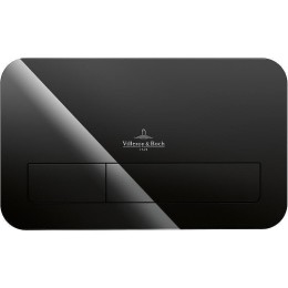Клавиша смыва Villeroy&Boch ViConnect 922400RB Черная глянцевая