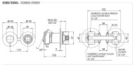 Смеситель для душа Remer Element ET92ZPRP цвет Медь брашированная