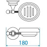 Мыльница Cezares Olimp-SOD-01-M