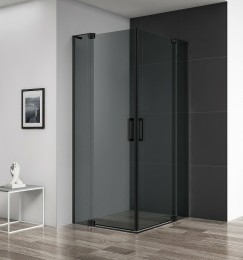 Душевой уголок Cezares Slider 100x100 SLIDER-A-2-90/100-GRIGIO-NERO