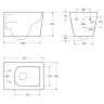 Унитаз BelBagno Luce-Tor BB076CH-TOR/SC подвесной