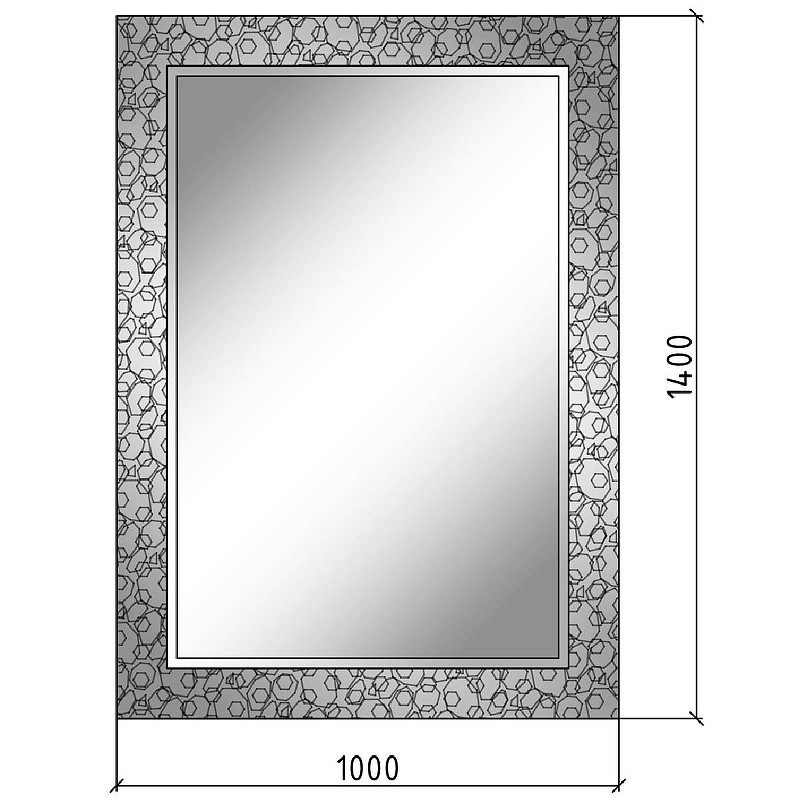 Зеркало Boheme Armadi Art NeoArt Rose 100 540