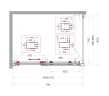 Душевой уголок BelBagno Marino 2 110x80 MARINO-2-AH-1-110/80-C-Cr