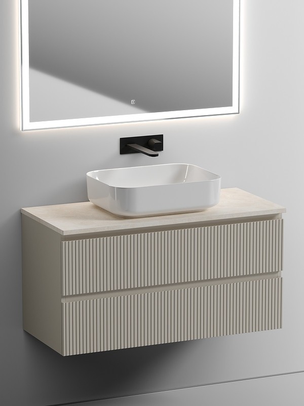Тумба под раковину Sancos Snob T 100 SNT100CE подвесная Beige Soft