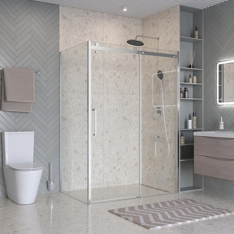 Душевой уголок BelBagno Marino 2 140x100 MARINO-2-AH-1-140/100-C-Cr