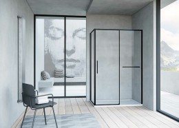 Душевой уголок Vincea Slim Soft 110x90 VSR-1SS9011CLB