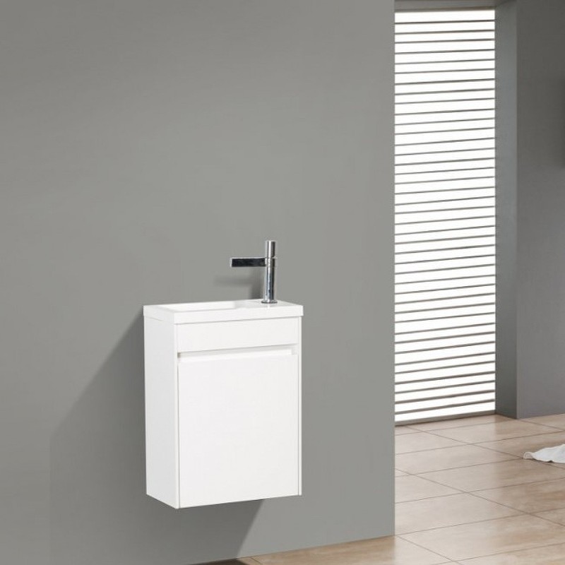 Тумба под раковину BelBagno Pietra Mini 46 PIETRA MINI-460-1A-SO-BL-L подвесная