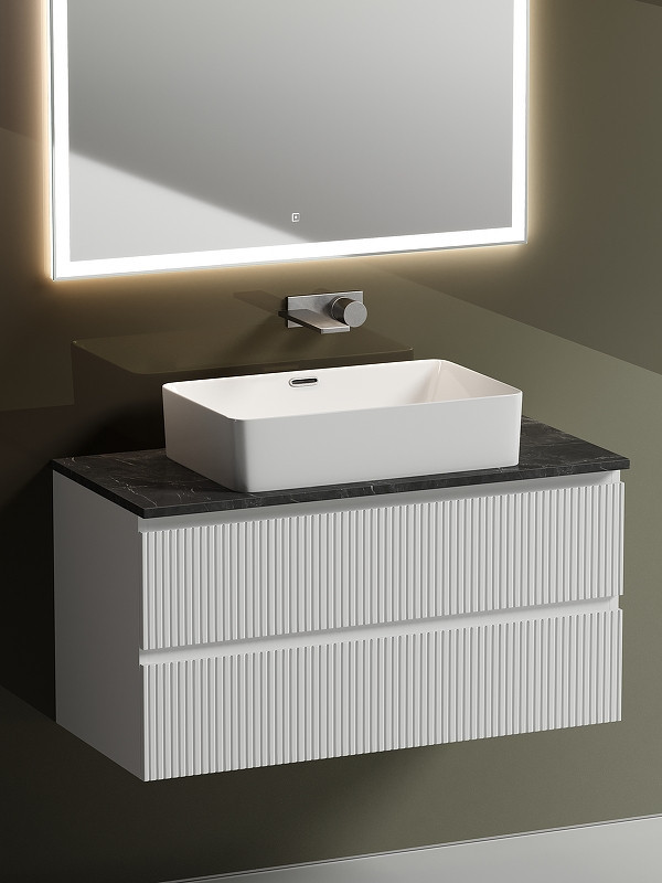 Тумба под раковину Sancos Snob T 100 SNT100W подвесная Bianco