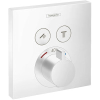 Смеситель для душа Hansgrohe ShowerSelect 15763700 с термостатом белый матовый