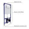 Комплект унитаза BelBagno Uno BB3105CHR/SC с инсталляцией Berges Novum L5 040215