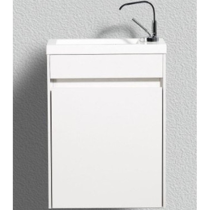 Тумба под раковину BelBagno Pietra Mini 40 PIETRA MINI-400-1A-SO-BL-R подвесная