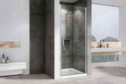 Душевая дверь Abber Sonnenstrand 70 AG04070 профиль Хром стекло прозрачное