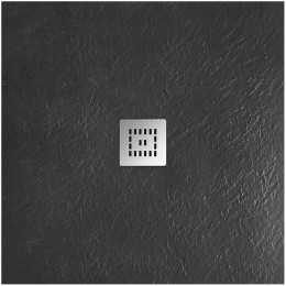 Душевой поддон из искусственного камня BelBagno Uno 90x90 TRAY-MR-UNO-A-90-35-NERO
