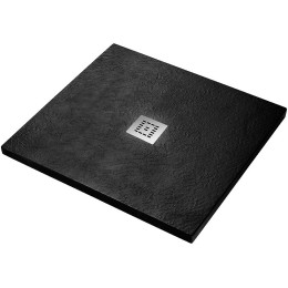 Душевой поддон из искусственного камня BelBagno Uno 90x90 TRAY-MR-UNO-A-90-35-NERO