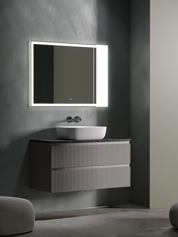 Тумба под раковину Sancos Snob R 100 SNR100SM подвесная Doha Soft