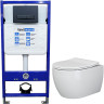Комплект унитаза Ceramicanova Play CN3001 с инсталляцией WellWant Standart 50 WWISI111BB