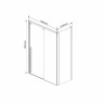 Душевой уголок Vincea Lugano 150х100 VSR-1L1015CL-1