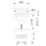 донный клапан Abber AF0011G click-clack Золото матовое