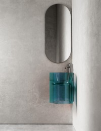 Раковина Abber Kristall 42 AT2705Aquamarin Бирюзовая