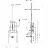 Смеситель для душа Vincea VSCV-433TCH с термостатом