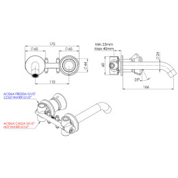 Смеситель для раковины Remer Element ET15PNO