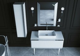 Тумба под раковину Boheme Armadi Art Vallessi Avantgarde Canale 100 843-100-WCR подвесная