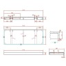 Столешница под раковину Boheme Armadi Art Flat 120 869-120-CLCT