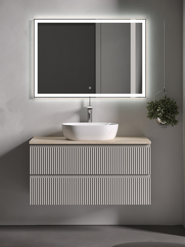 Тумба под раковину Sancos Snob R 100 SNR100CE подвесная Beige Soft