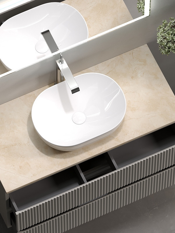 Тумба под раковину Sancos Snob R 100 SNR100CE подвесная Beige Soft