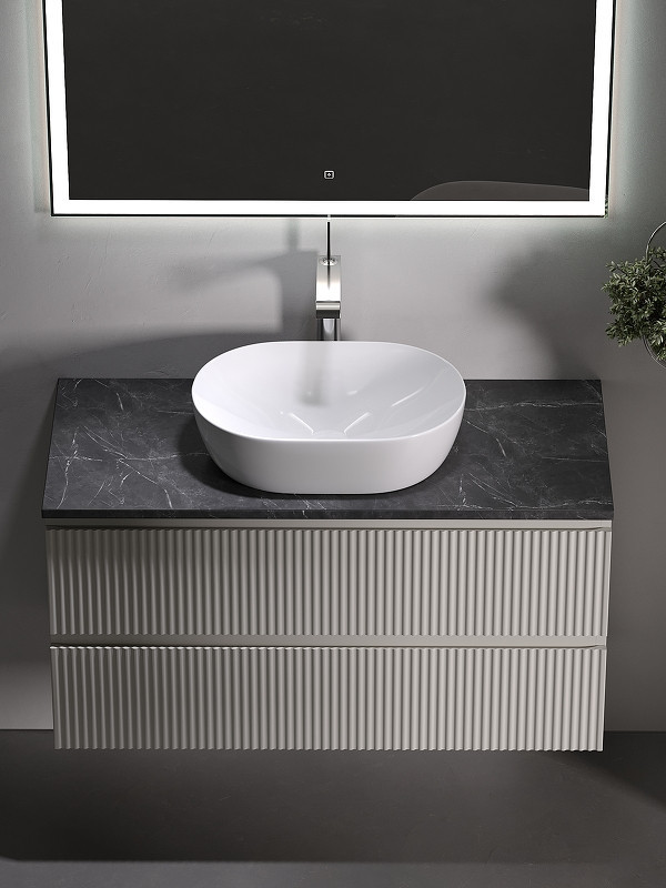 Тумба под раковину Sancos Snob R 100 SNR100CE подвесная Beige Soft