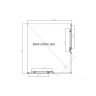 Душевой уголок Vincea Slim-N 100x90 VSS-4SN9010CLB