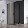 Душевой уголок Cezares Slider 100х90 SLIDER-AH-2-80/90-90/100-BR-NERO