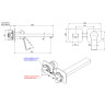Смеситель для раковины Remer Slash SL15PL