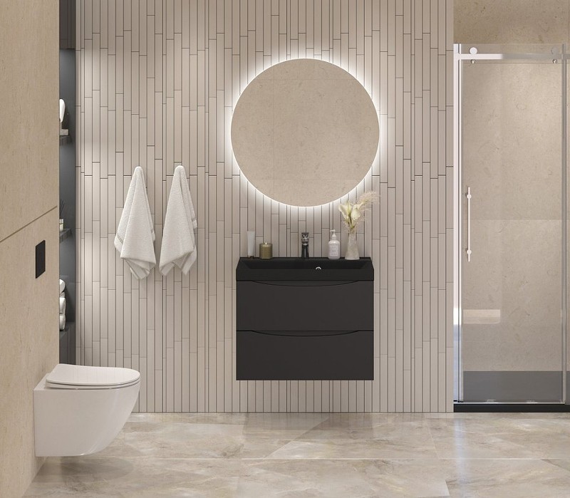 Тумба под раковину BelBagno Marino 70 MARINO-700-2C-SO-NL-P подвесная