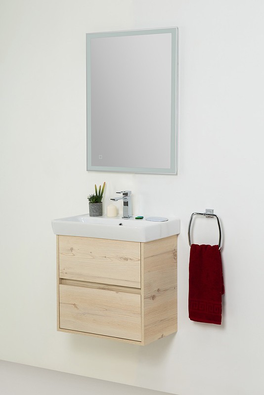 Тумба под раковину BelBagno Neon 60 NEON-600-2C-SO-PB подвесная