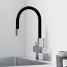 Смеситель для кухни Sancos Arno SC4005CH Хром Черный