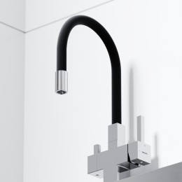 Смеситель для кухни Sancos Arno SC4005CH Хром Черный