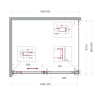Душевой уголок BelBagno Soft Close-1 110x90 SOFT_CLOSE-1-AH-1-110/90-C-GM