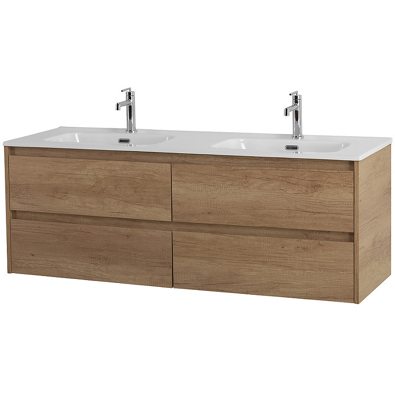 Тумба под раковину BelBagno Kraft 140 KRAFT-1400-4C-SO-2-RNN подвесная